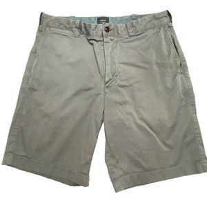 J. Crew Gray Flat Front Men Shorts
